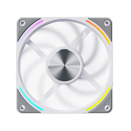 세고탭 Segotep EX120 ARGB PWM FULL LCP 시스템 케이스 쿨러 (화이트)