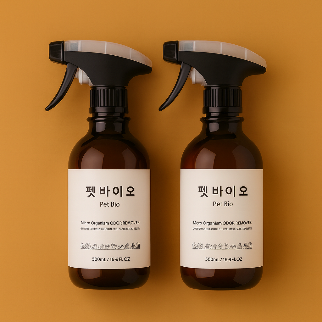 애완동물에 직접 뿌려도 안전한 펫바이오 천연미생물 무향 무알코올 탈취제 강아지 고양이 냄새제거 이미지 4