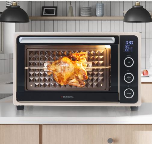 리빙웰 30L 컨벡션 디지털 전기오븐 상하열선 독립조절 베이킹 오븐 OV300A