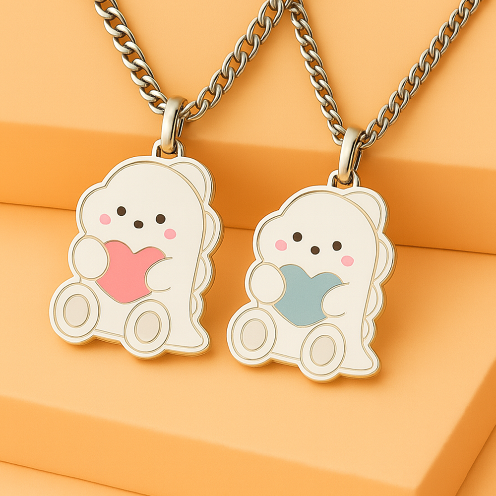 공룡 써지컬 미아방지 목걸이 용띠 아기 유아 어린이