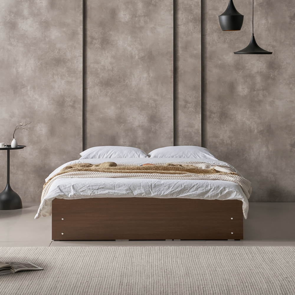 아몬디 무헤드 안방 수납침대 호텔식침대 서랍형 슈퍼싱글프레임