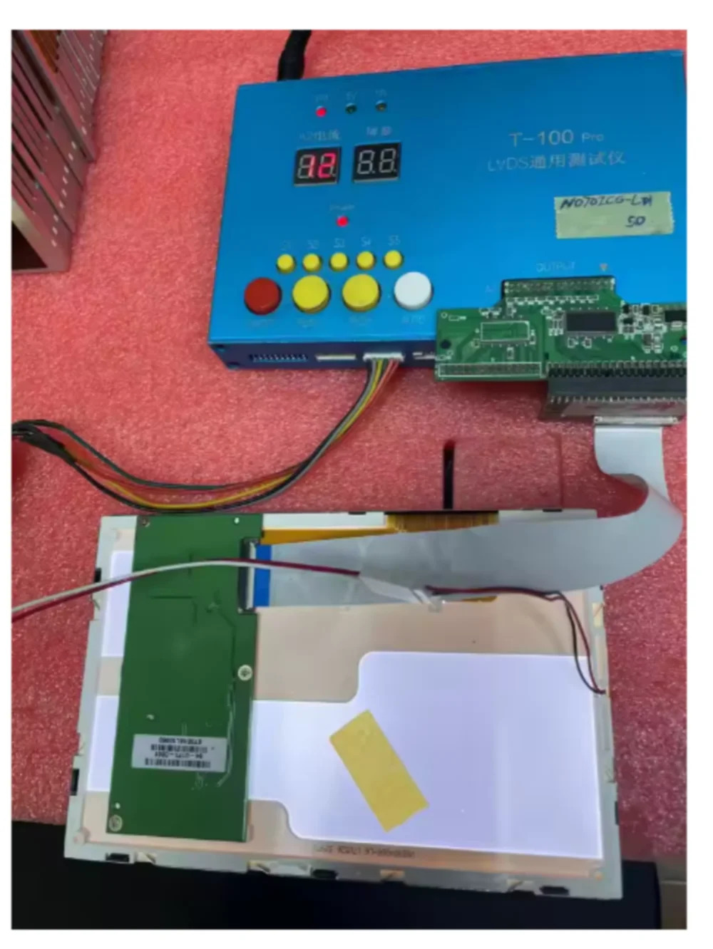 VGG 804806 -6UFLWA 오리지널 LCD 패널터치 패널 포함