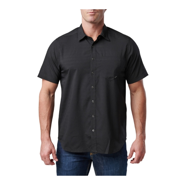 5.11 택티컬 에어리얼 반팔 셔츠(블랙) - 5.11 Tactical Aerial Short Sleeve Shirt(Black) - 상세 이미지 2