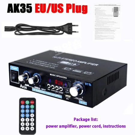 [해외]AK35/AV-660BT 블루투스 오디오 앰프 (2채널)