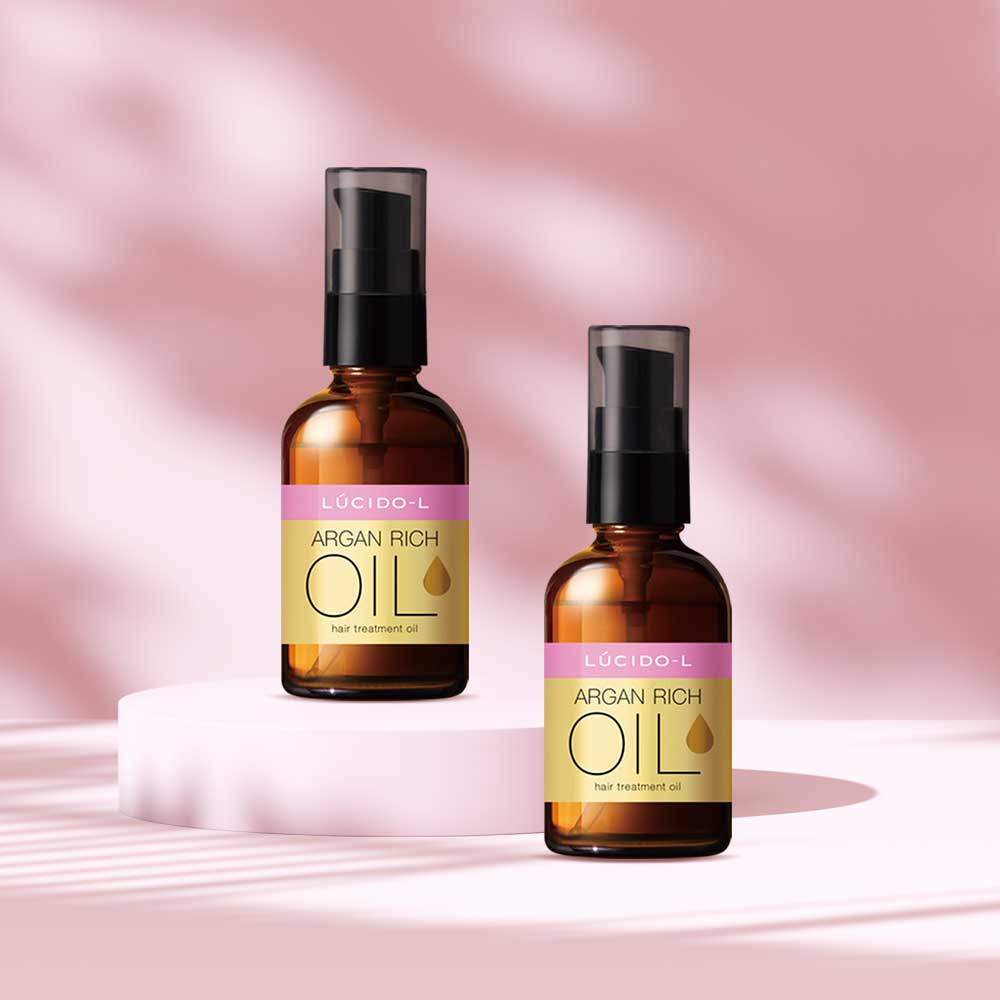 1+1 루시도엘 아르간 헤어오일 프리미엄 초고압 윤기케어 손상방지 테라피 에센스 60ml