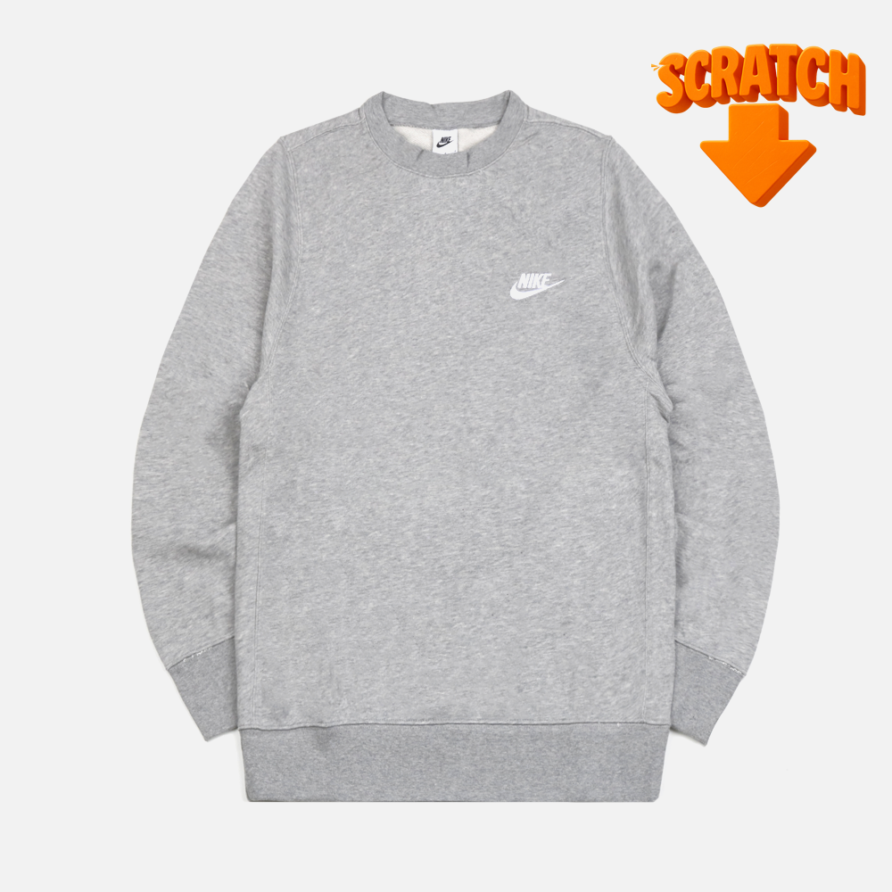 [스크래치]나이키 클럽 스우시 맨투맨 BV2667-063-SC0000003281