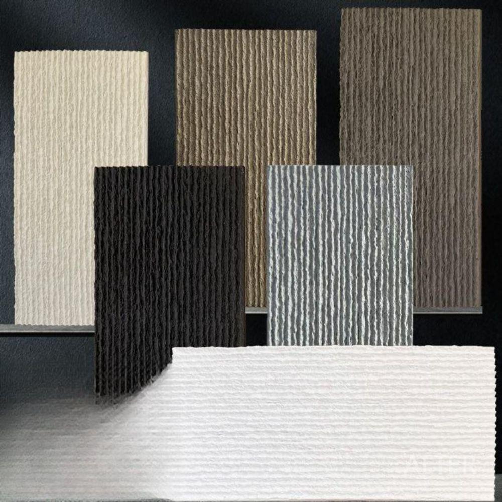 돌모양 석재 입체타일 스페이스 PU 스톤 물결무늬 PU 화이트 120x60cm - 상세 이미지 2