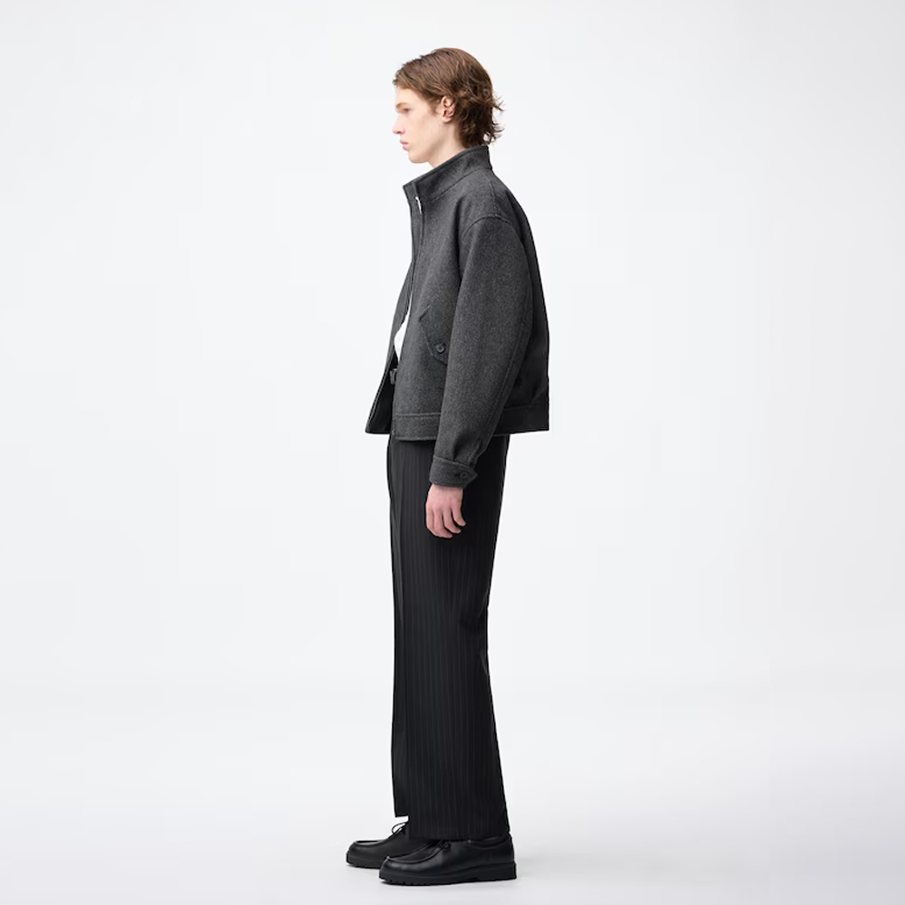 지유 바지 와이드 스트라이프 슬랙스 EC 78.5cm 팬츠 359668 - 상세 이미지 2