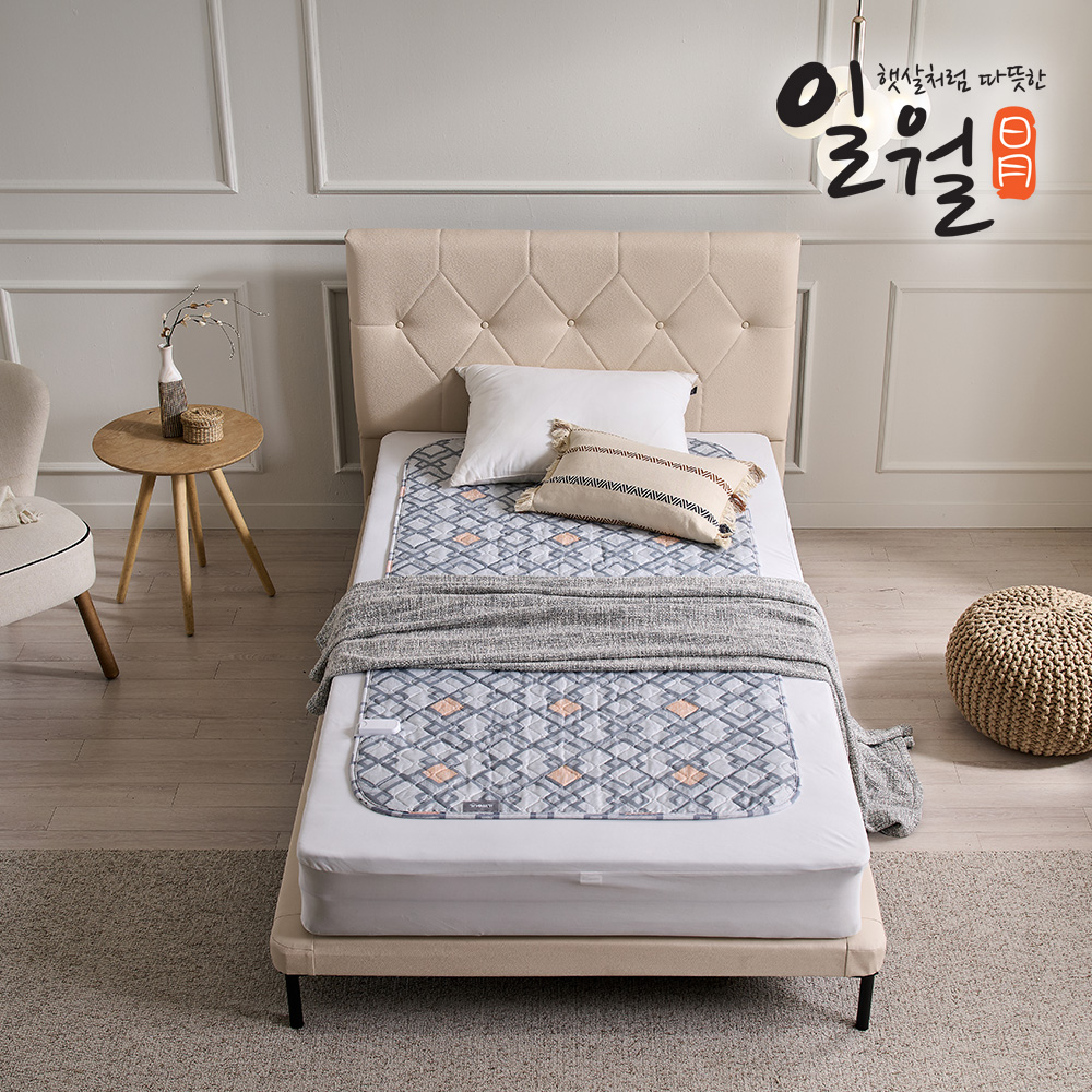 일월 카본 탄소매트 파밀리아 초절전형 워셔블 전기장판 전기요 싱글 캠핑