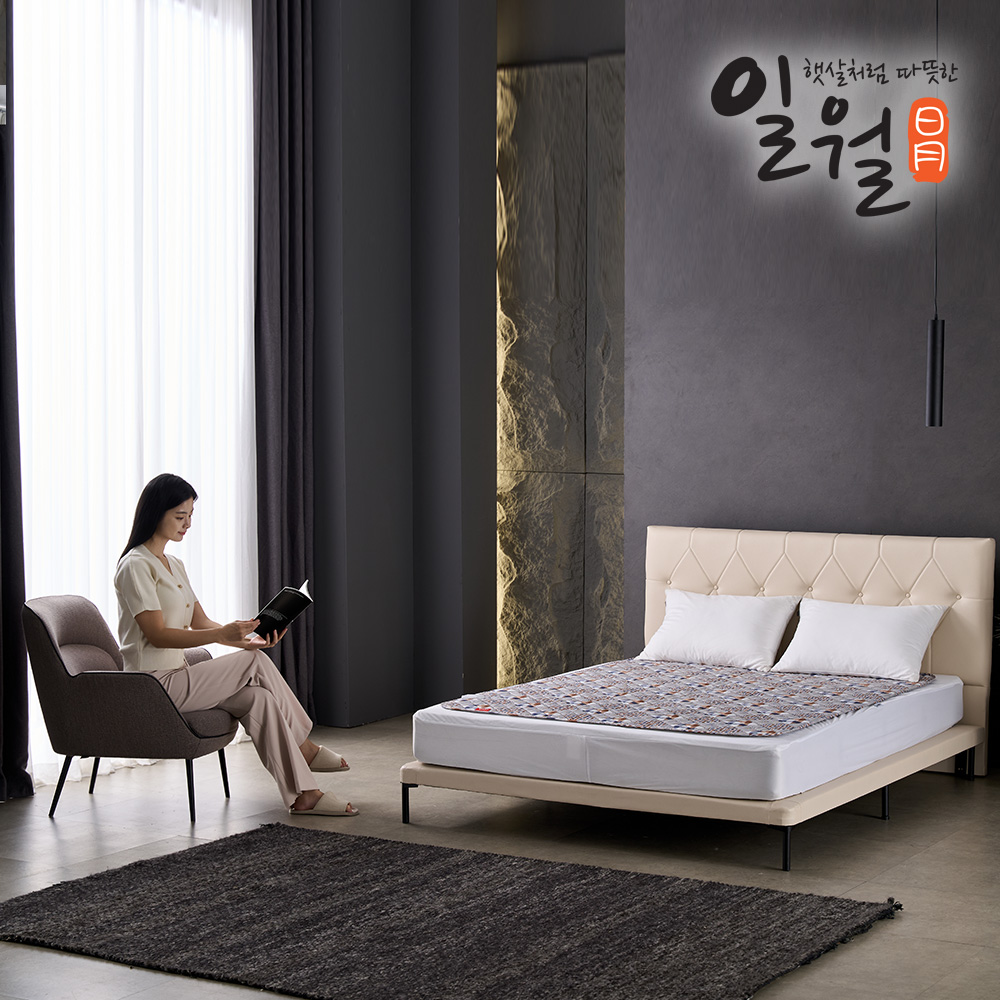 일월 전기매트 코지하우스 워셔블 탄소 카본매트 전기장판 전기요 싱글