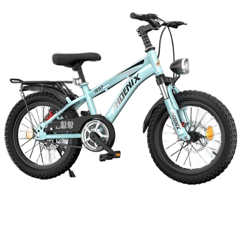 학생 자전거 MTB 입문용 산악 초보용 바이시클 터쿼이즈그린 운동용 16inch - 상품 이미지