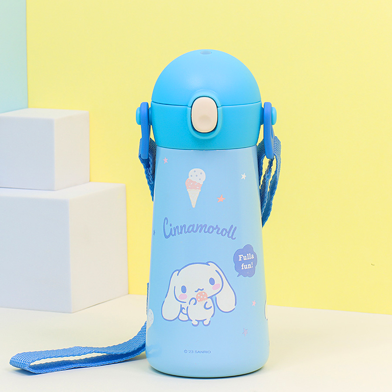 릴팡더보틀 몰리 어깨끈 원터치텀블러 스텐 어린이 물병 어린이집 초등 산리오 포켓몬 뽀로로