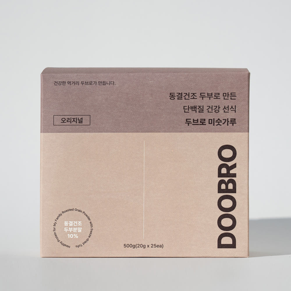 두브로 미숫가루 스틱 단백질 동결건조 두부 20g 25포, 1개 - 상세 이미지 5