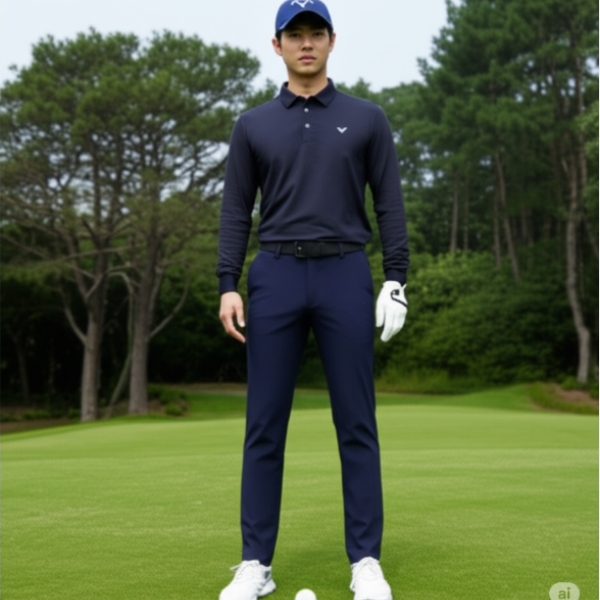닥스골프 남성 가을 겨울 항균 자외선차단 골프웨어 스판 골프바지 - 상품 이미지