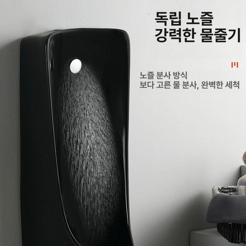 벽걸이 남성용 소변기 현장 간이 공중화장실 매장용 욕실 D형 내장 감지 바닥형 - 상세 이미지 2