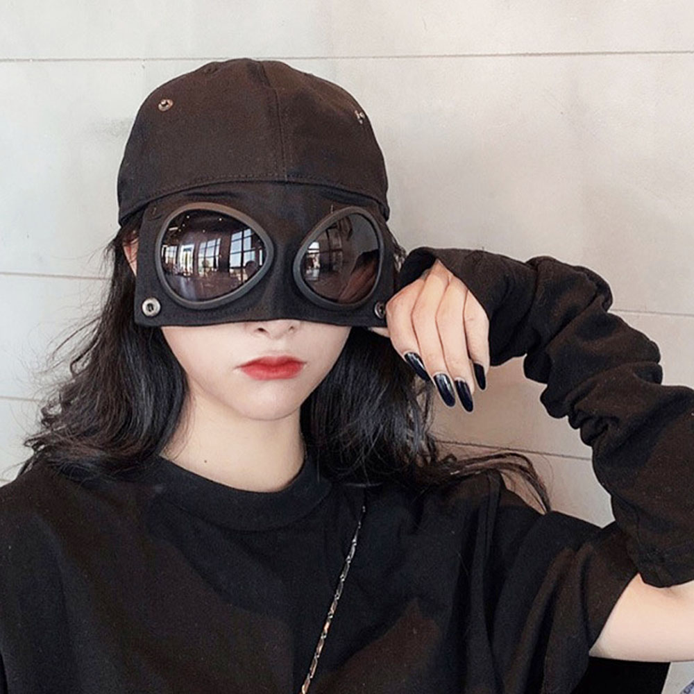 햇빛차단 고글캡모자 선글라스 캡모자 볼캡 가을 야구 힙합 인싸 이미지 7