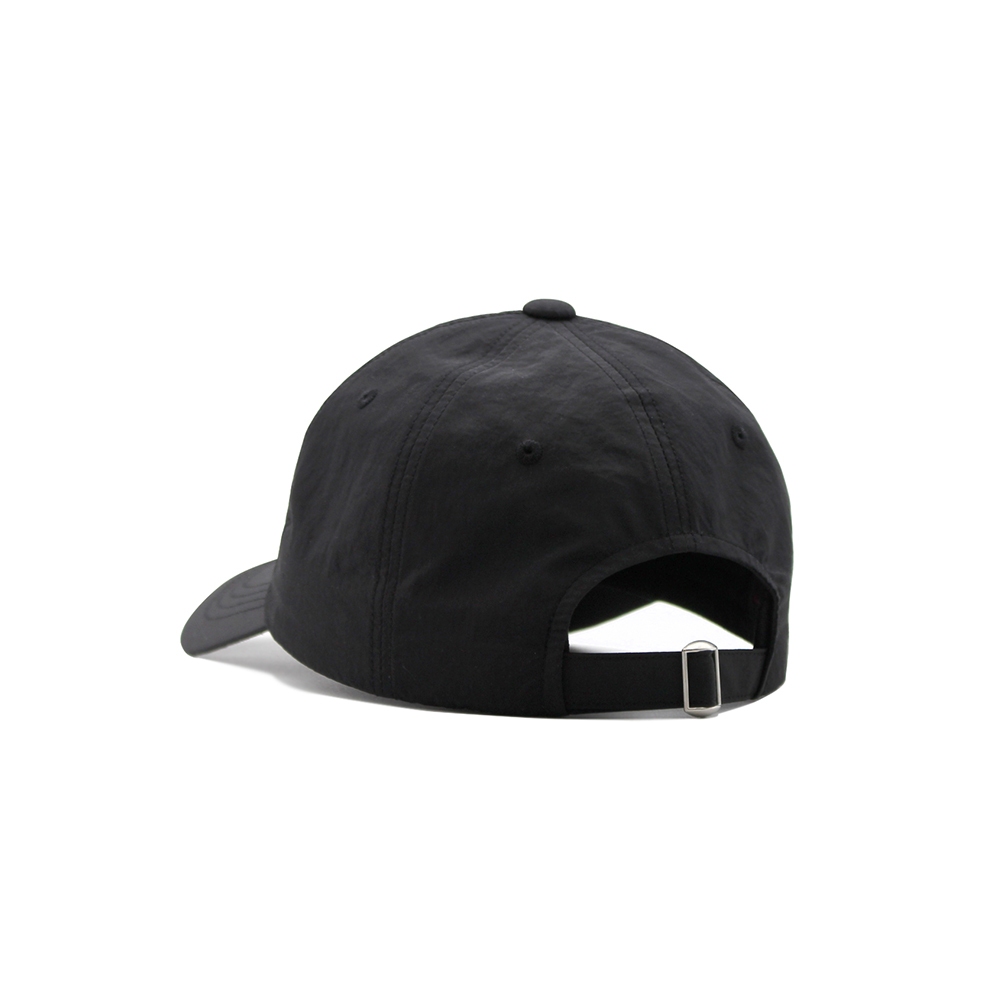 커스텀더햇츠 무지 소프트 러닝 볼캡 깊은핏 로고없는 나일론 블랙 S M L XL 이미지 4