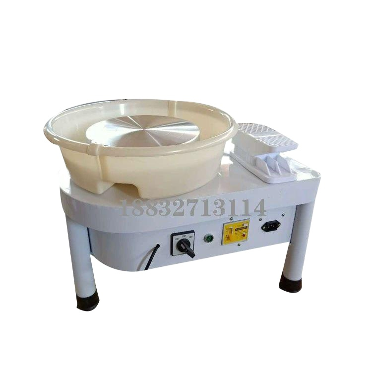 도자기 취미 도예 체험 충전식 자동 가정용 테이블 350W 테이블 이중 테두리 30cm - 상품 이미지