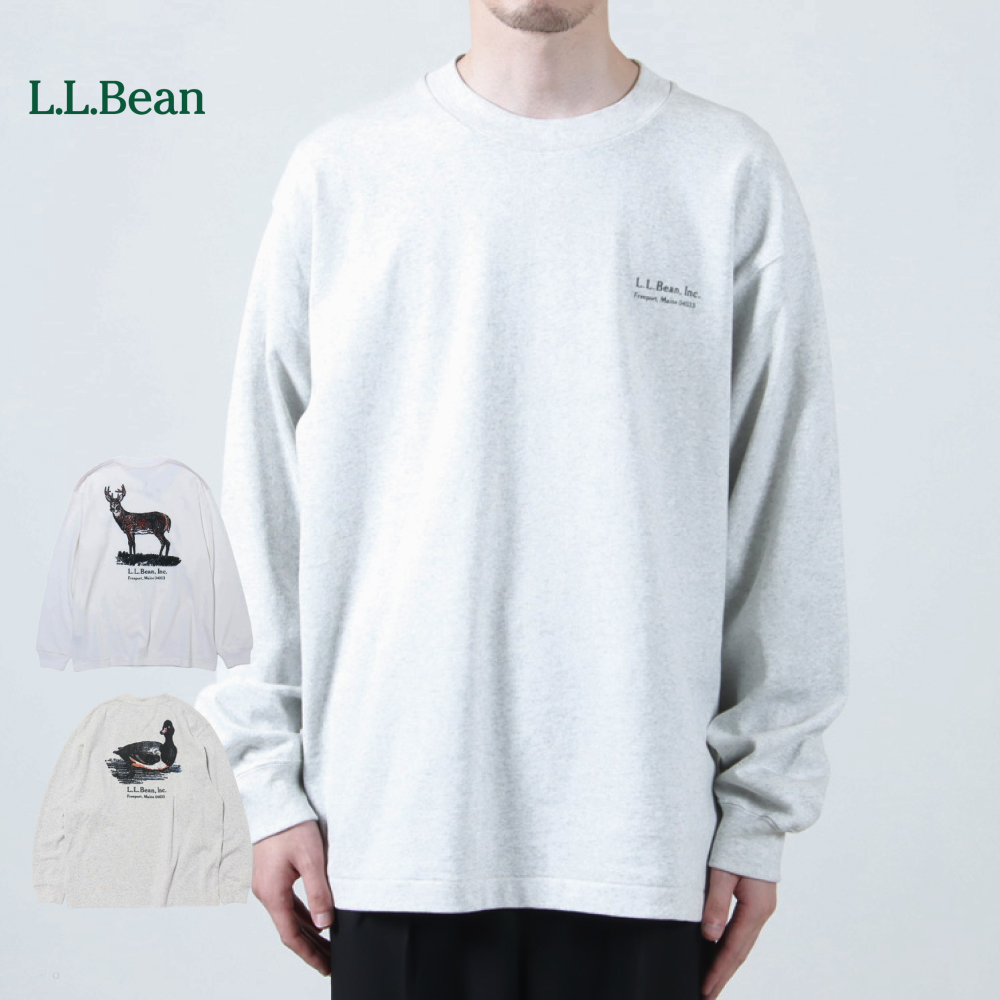 엘엘빈 L.L.Bean 유니온 애니멀 프린트 긴팔 티셔츠 5475-1032 - 상품 이미지