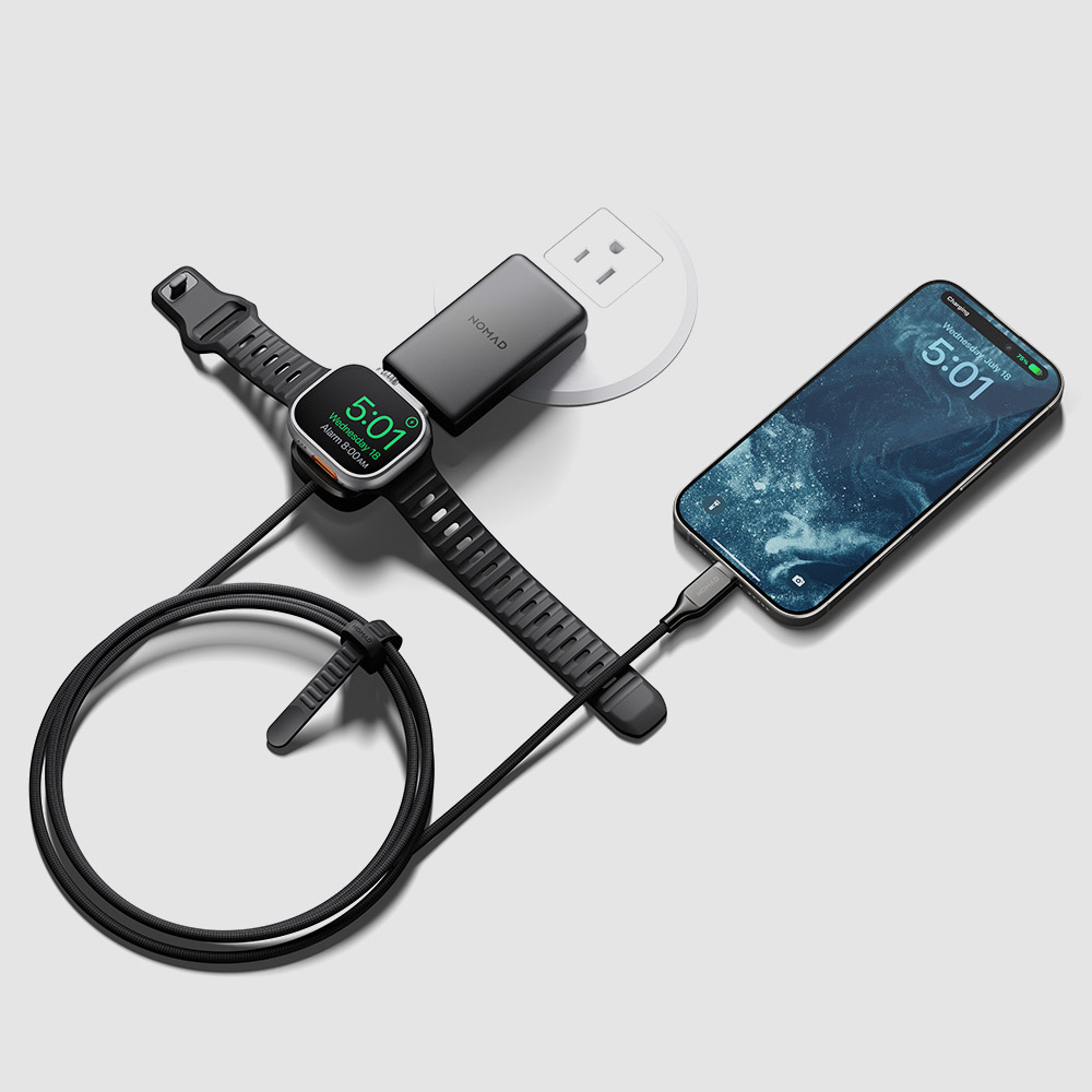 노마드 유니버셜 USB C 타입 100w 고속 충전 케이블 for 애플워치 - 블랙 이미지 6