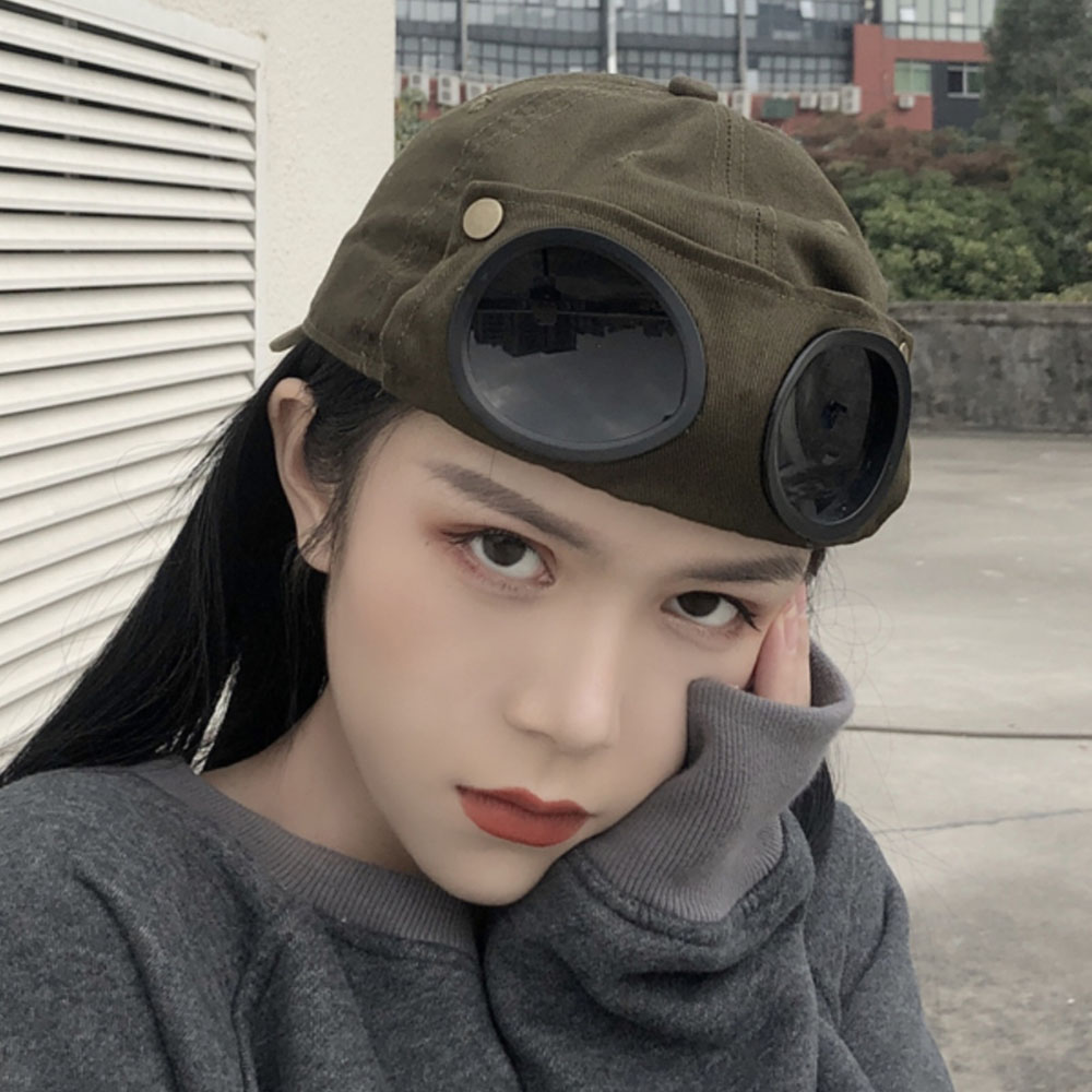햇빛차단 고글캡모자 선글라스 캡모자 볼캡 가을 야구 힙합 인싸 이미지 6