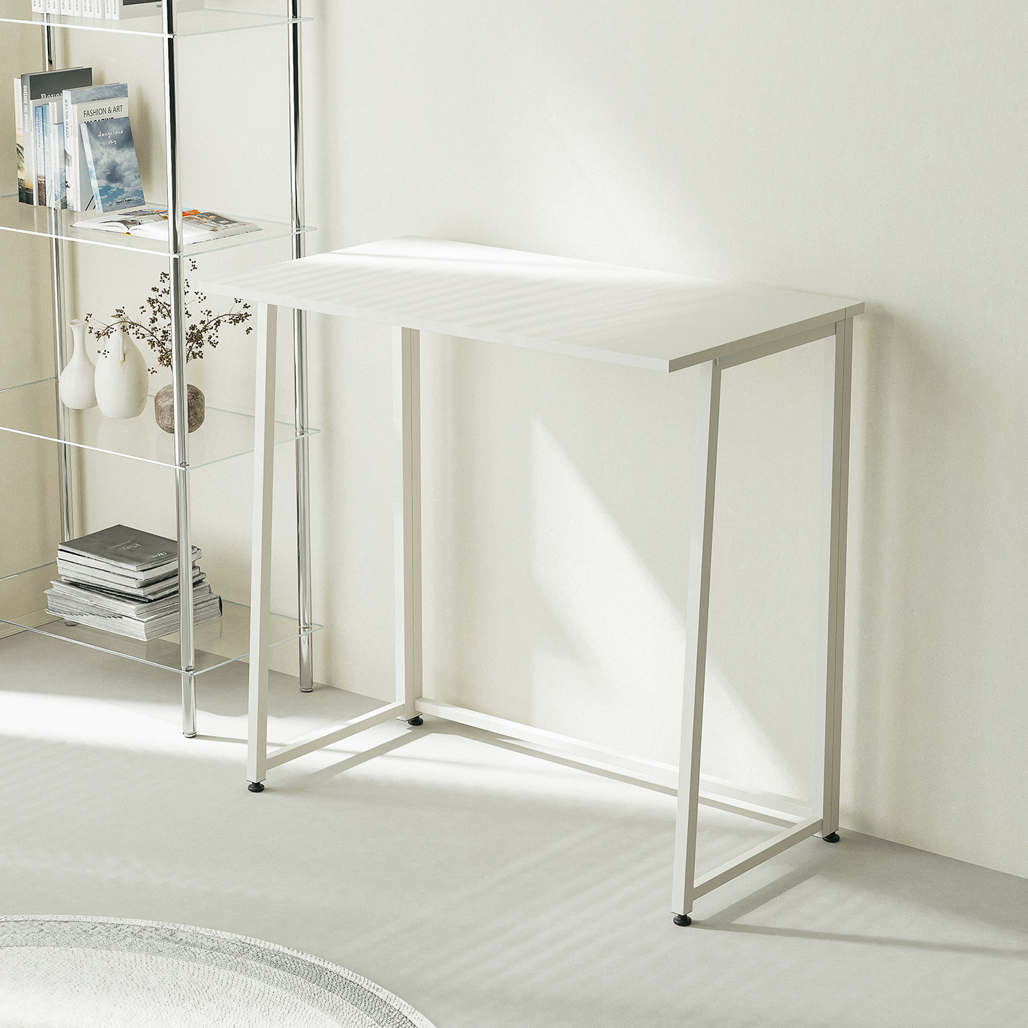 마일드 접이식책상 철제 데스크 미니 책상 원룸 좁은 책상 간이