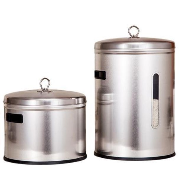 스텐쌀통 스테인레스 진공쌀통 보관함 잡곡통 쌀통 밀폐 201 두꺼운 12kg