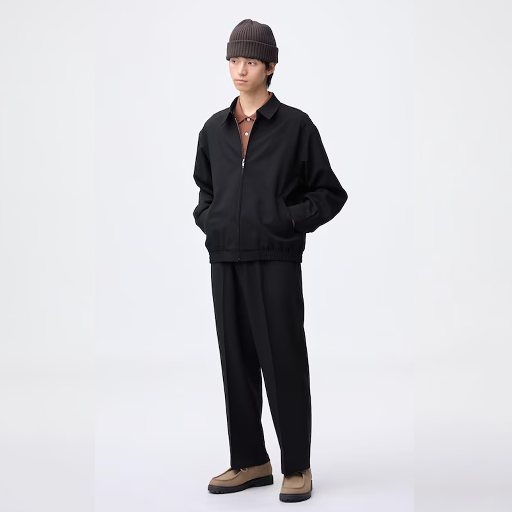 지유 바지 와이드 슬랙스 EC 팬츠 357964 - 상품 이미지