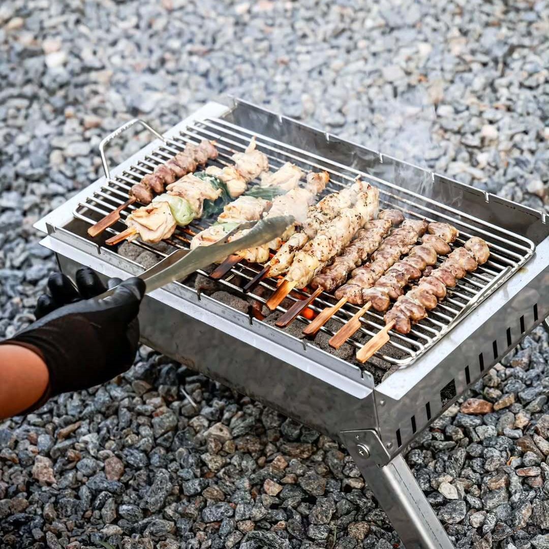디바디바 캠핑 숯불화로대 그릴 바베큐 캠핑화로 접이식화로대 그릴 숯불화로