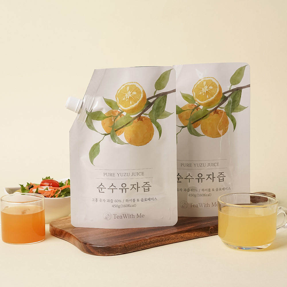 제로슈가 고흥 순수유자즙 450g 1팩 저당음료 베이스 건강한 선물 - 상세 이미지 3