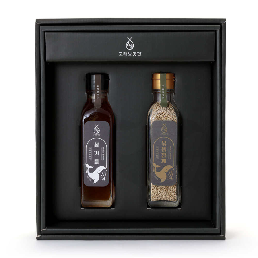명품4호 국산 참기름 볶음참깨(핑크솔트) 추석 선물세트 행사 답례