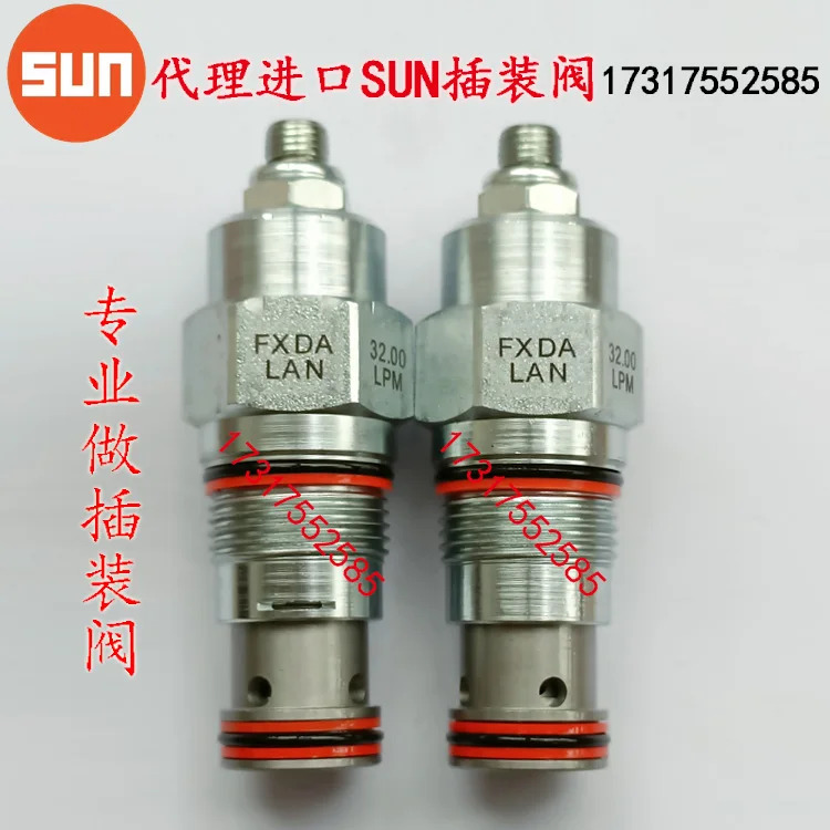 SUN 압력 보상 유량 밸브 FXDALAN 또는 FXDA-LAN 7 30 32 35L/min