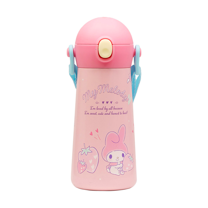 릴팡더보틀 몰리 어깨끈 원터치텀블러 스텐 어린이 물병 어린이집 초등 산리오 포켓몬 뽀로로