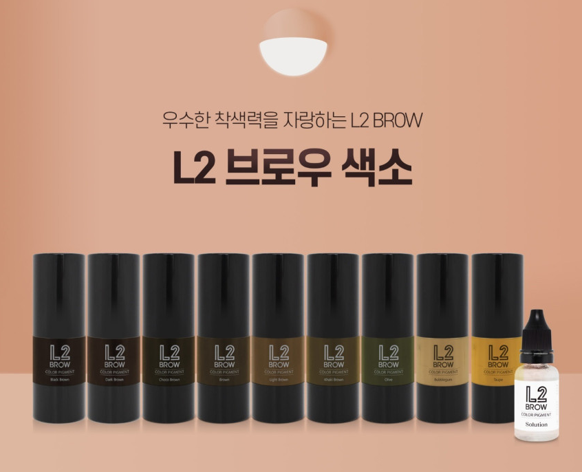 L2브로우 반영구 색소 헤어스트록 엘투 반영구재료 - 상세 이미지 2