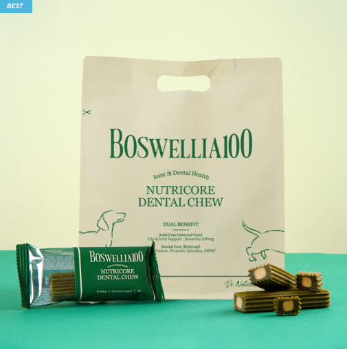 닥터뉴트리코어 보스웰리아100 강아지 치석제거 덴탈껌 개껌 30개입 540g, 2개