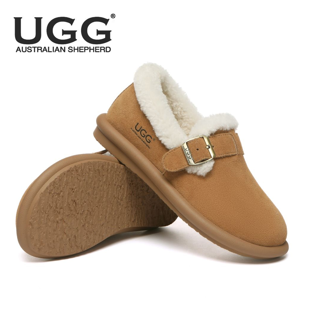 호주 에버어그 프로임 FROIM 양털 여성 버클 겨울 방한 슬립온 슬리퍼 AS2099
