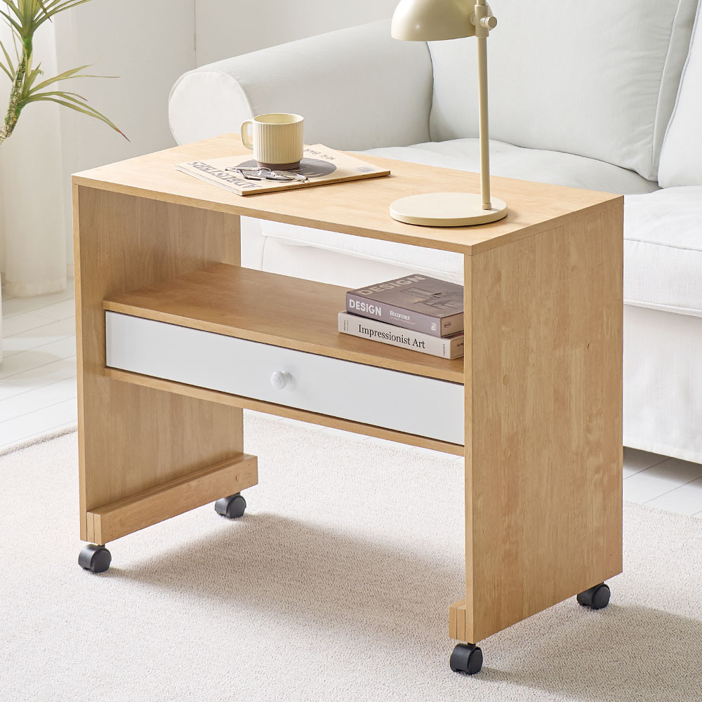 통통 사이드 테이블 책상 이동형 양방향 협탁