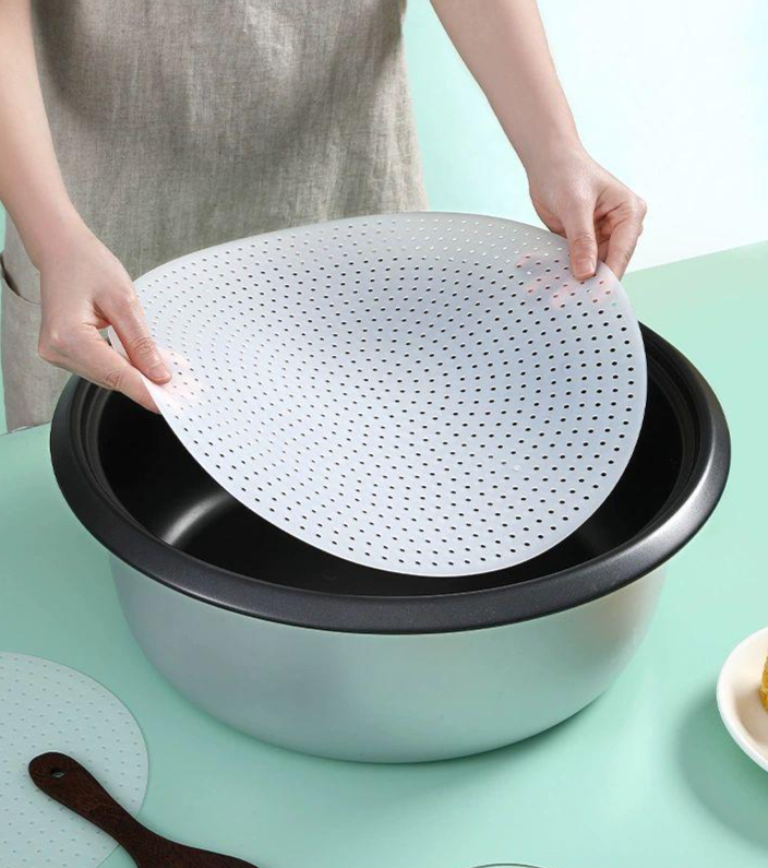 밥솥 실리콘 패드 밸브 패킹 원형 찜기 깔개 배기 바닥 직경 28cm 두께 1.5mm - 상품 이미지