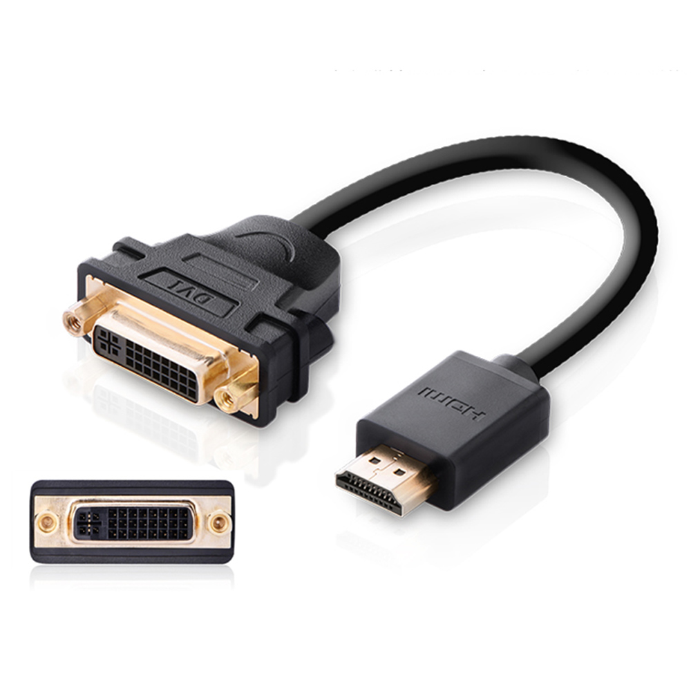 유그린 DVI HDMI 양방향 변환 젠더 케이블 20136 - 상세 이미지 2