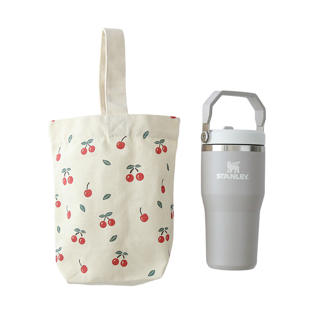 텀블러가방 미니에코백 물병가방 사각 캔버스 텀블러백