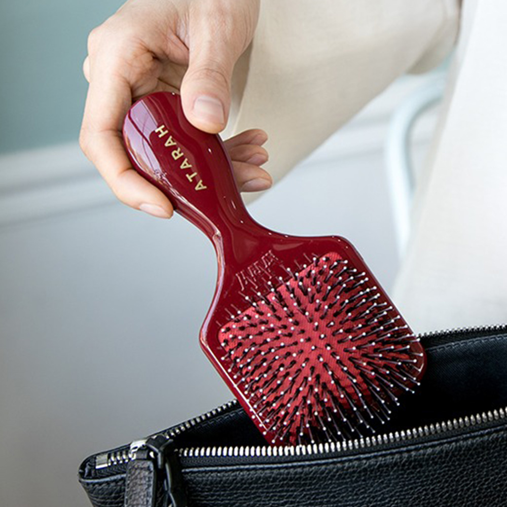 아타라 돈모 쿠션 프리미엄 미니 헤어 브러쉬 머리 빗 뿌리볼륨 휴대용 미니 두피마사지