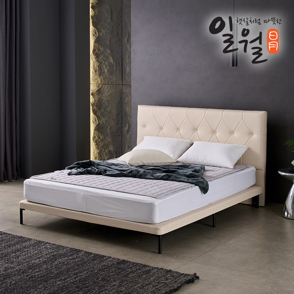 일월 전기매트 프리미엄 순면 토퍼 분리난방 초절전형 워셔블 탄소 카본매트 더블