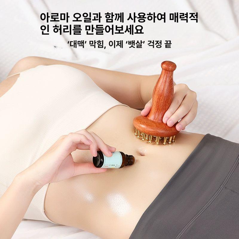괄사 마사지 황동 다용도 브러시 브러쉬 다이마이 브러시 단품 500ml 영상 - 상세 이미지 4