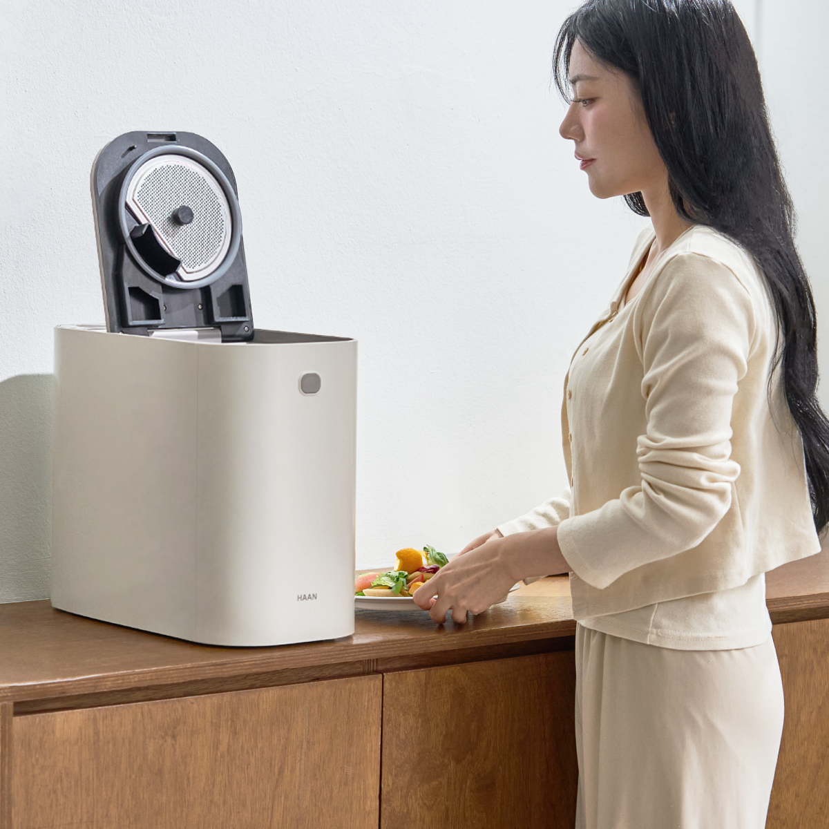 한경희 스마트 AI 에코히트 음식물처리기 HFT-D8000