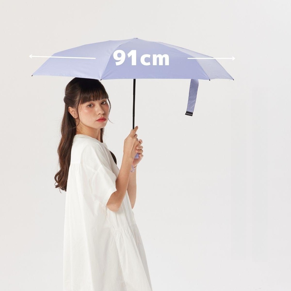 KONCIWA 초경량 미니 양산 UV차단 접이식 양우산 A2024PIN003 화이트