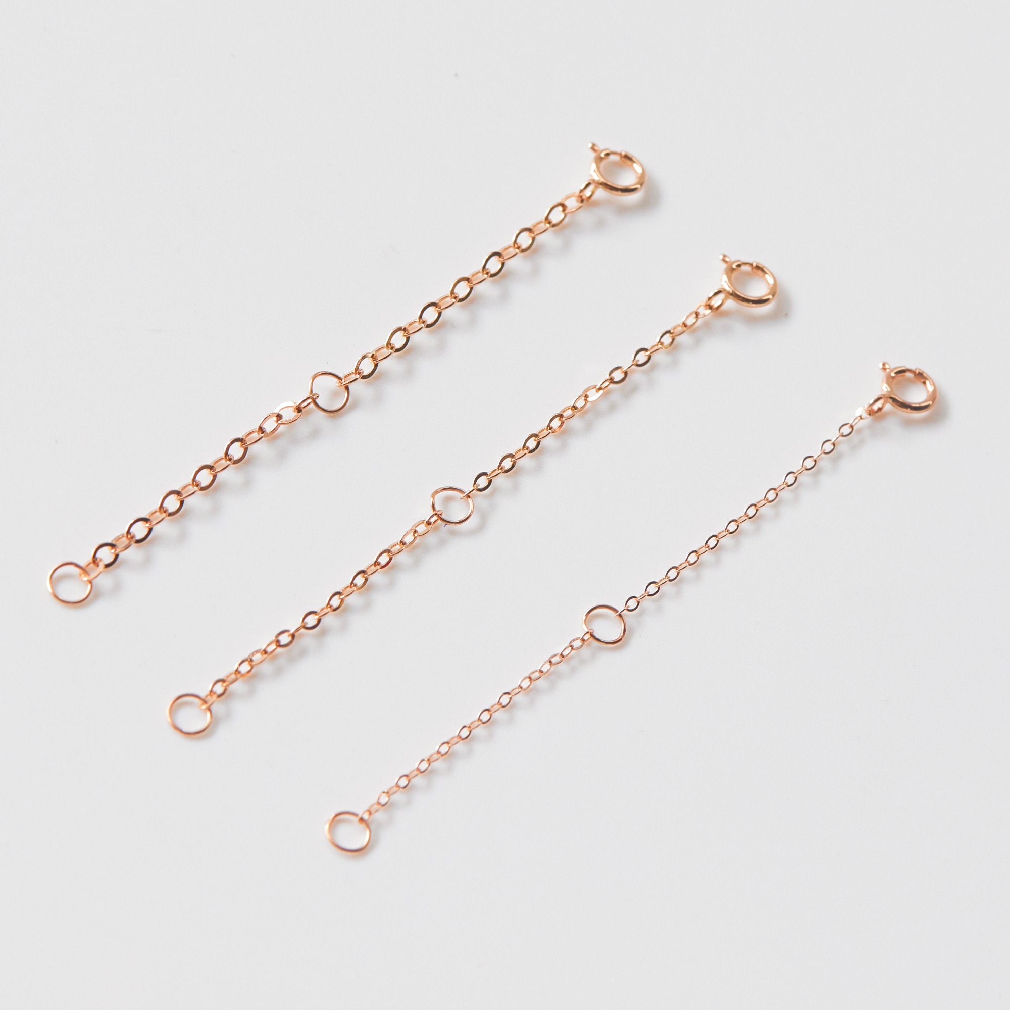 14K 18k 연장체인 보조체인 금 목걸이 팔찌 길이 연장 줄 3CM 5CM 7CM 9CM