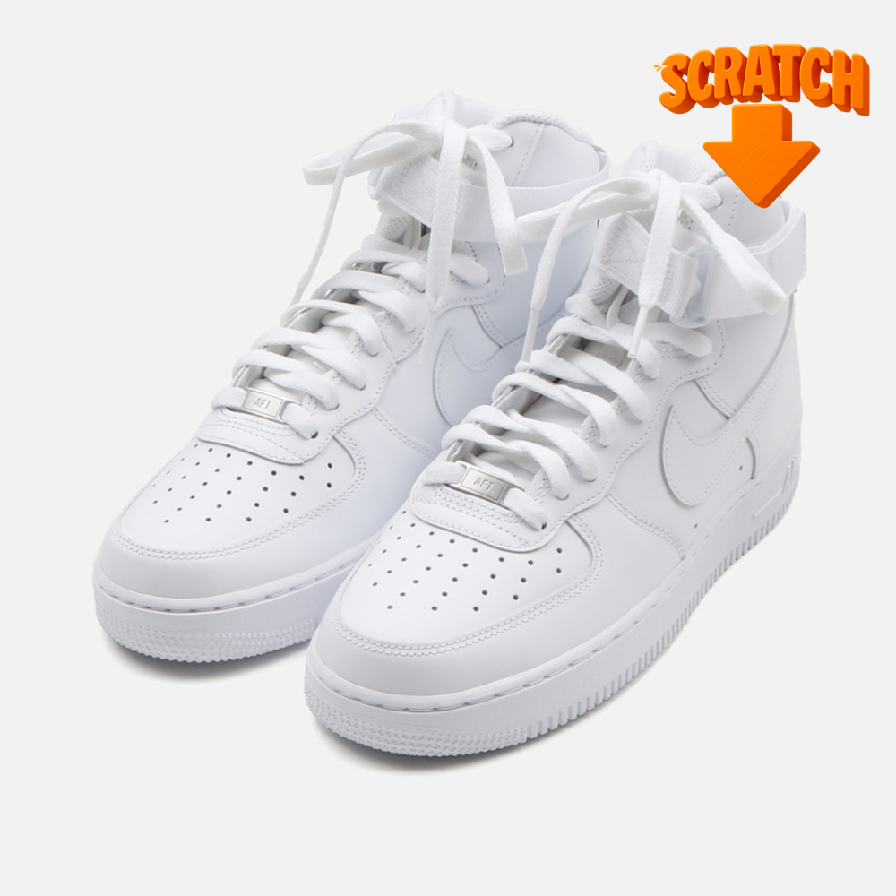 [스크래치]나이키 에어 포스 1 07 하이 운동화 CW2290-111-SC0000003087