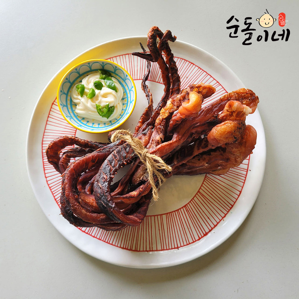 순돌이네 구운 장족 말랑 대왕오징어다리 200g - 상품 이미지