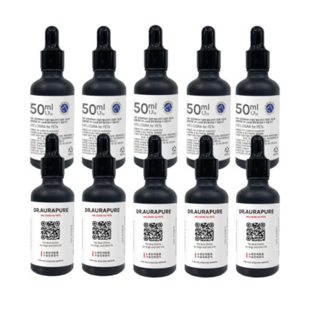 닥터 오라퓨어 멜로시라 반려동물 항산 항염 영양 보조제 50ml, 10개 - 상품 이미지