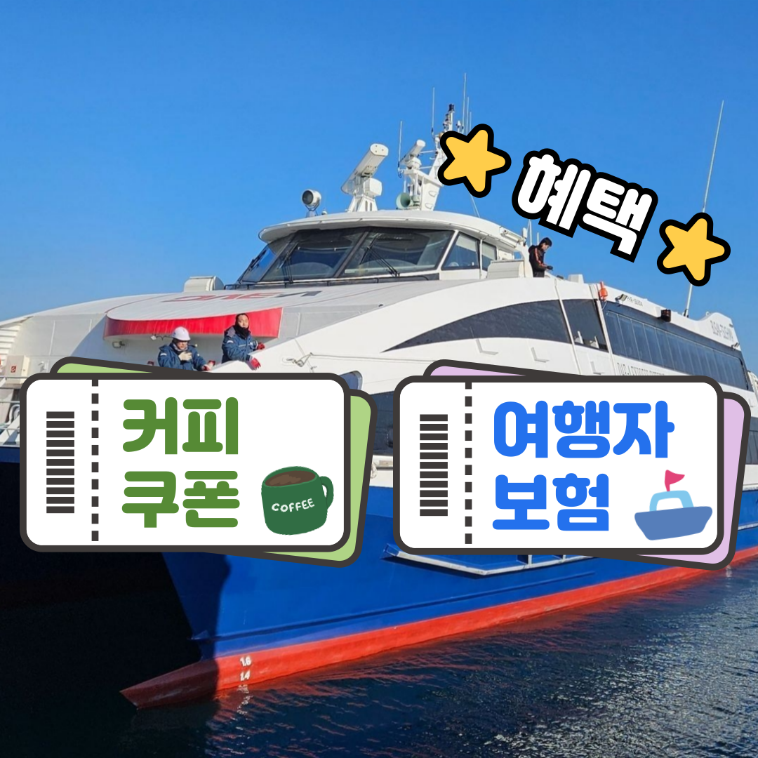 대마도 배편 왕복승선권 예약 씨플라워 대아고속 히타카츠 이즈하라 당일치기 1박2일